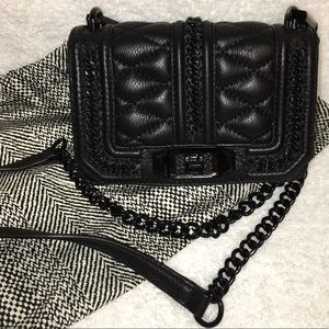 REBECCA MINKOFF Mini Love Crossbody, Black
